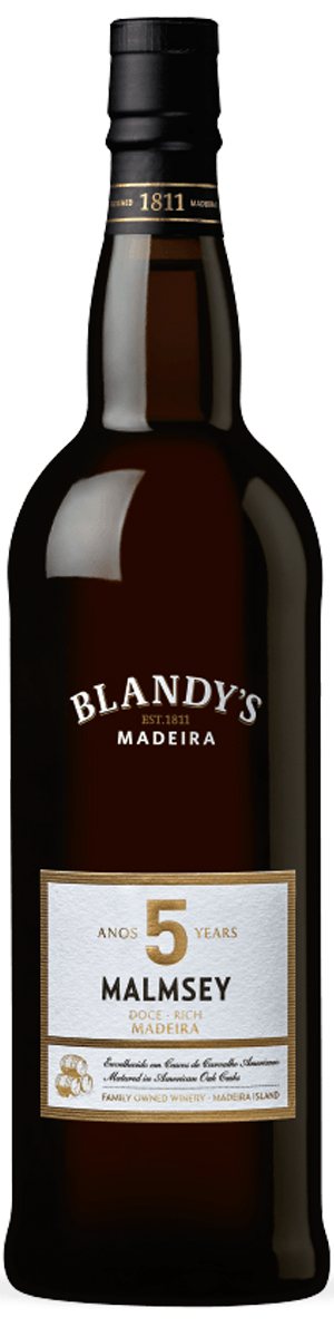 Rótulo Blandy's 5 Years Old Rich Malmsey