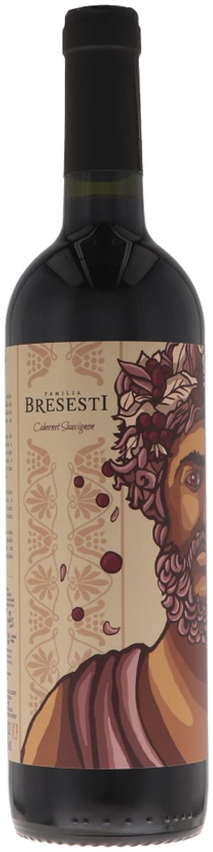 Rótulo Bresesti Línea Histórica Grécia Cabernet Sauvignon