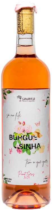 Rótulo Burguesinha Rosé Pinot Gris