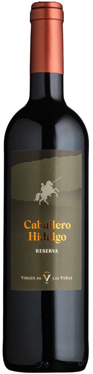 Rótulo Caballero Hidalgo Reserva Tinto