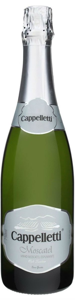 Rótulo Cappelletti Moscatel Espumante IP Farroupilha