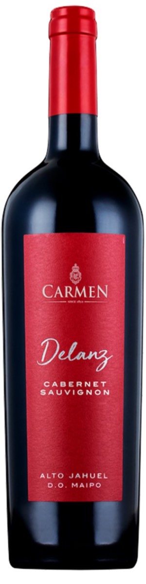 Rótulo Carmen Delanz Cabernet Sauvignon
