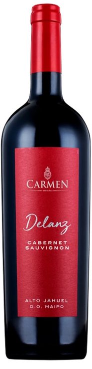Rótulo Carmen Delanz Cabernet Sauvignon