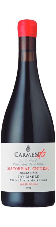 Rótulo Carmen DO Matorral Chileno Mezcla Tinta