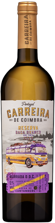 Rótulo Carreira de Coimbra Reserva Baga Branco