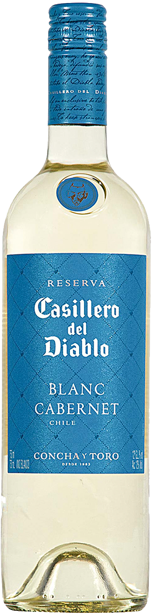 Rótulo Casillero del Diablo Reserva Blanc Cabernet