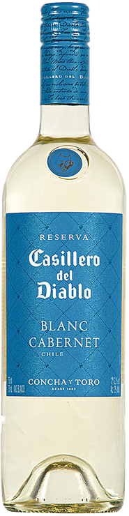 Rótulo Casillero del Diablo Reserva Blanc Cabernet