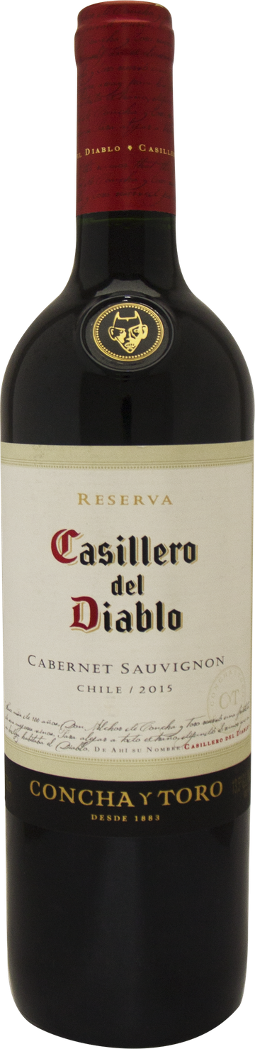 Rótulo Casillero del Diablo Reserva Cabernet Sauvignon