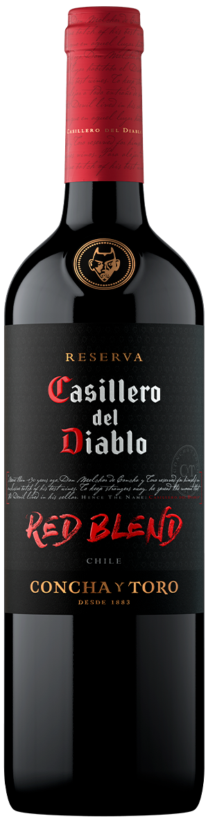 Rótulo Casillero del Diablo Reserva Red Blend