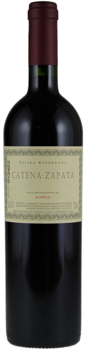 Rótulo Catena Zapata Estiba Reservada