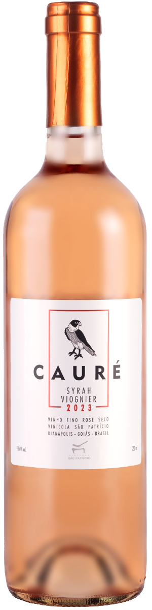 Rótulo Cauré Rosé Syrah Viognier