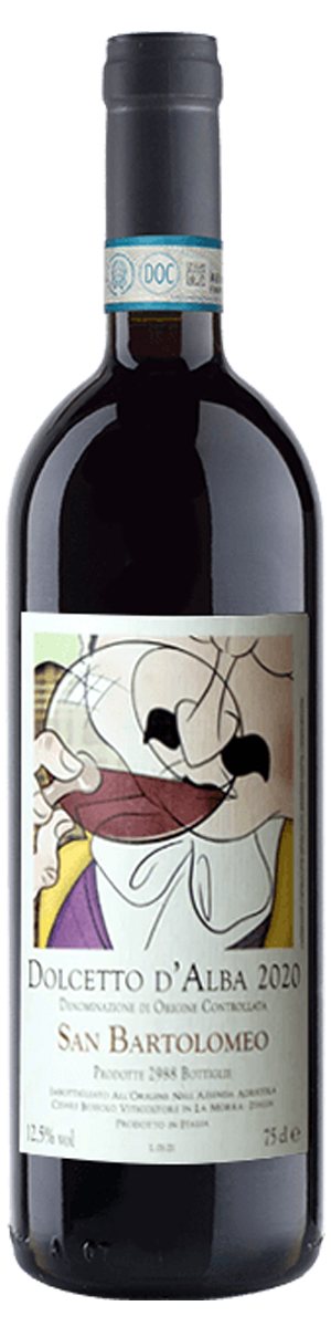 Rótulo Cesare Bussolo San Bartolomeo Dolcetto d'Alba