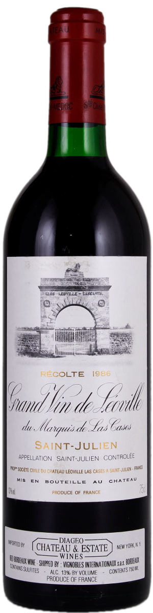 Rótulo Grand vin de Léoville du Marquis de Las Cases