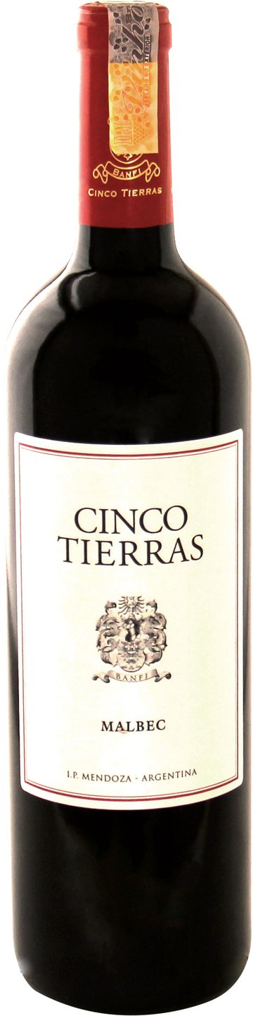 Rótulo Cinco Tierras Classico Malbec