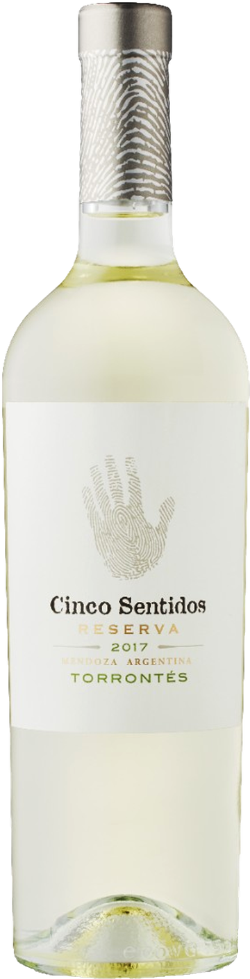 Rótulo Cinco Sentidos Reserva Torrontés