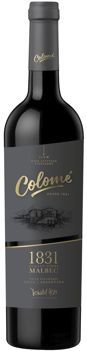 Rótulo Colomé 1831 Malbec