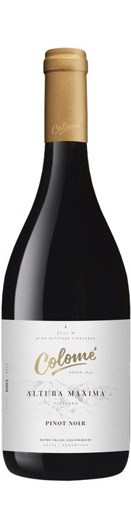 Rótulo Colomé Altura Máxima Pinot Noir