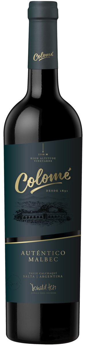 Rótulo Colomé Auténtico Malbec