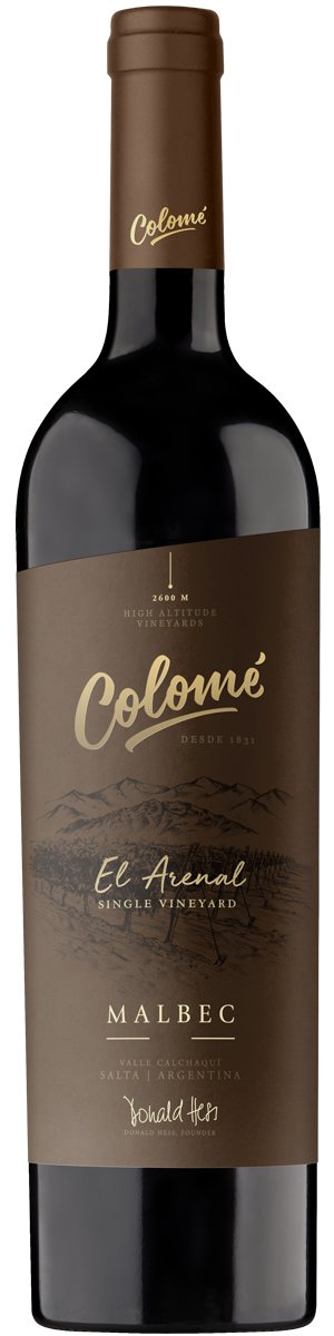 Rótulo Colomé El Arenal Single Vineyard Malbec