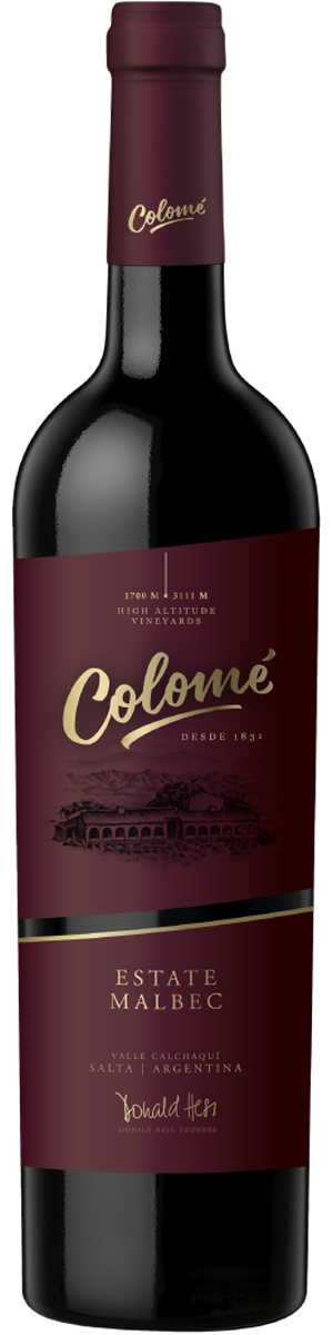 Rótulo Colomé Estate Malbec