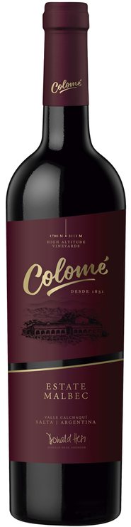 Rótulo Colomé Estate Malbec