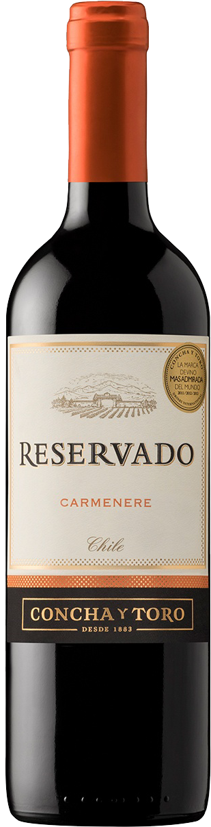 Rótulo Concha y Toro Reservado Carménère