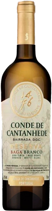 Rótulo Conde de Cantanhede Reserva Baga Branco