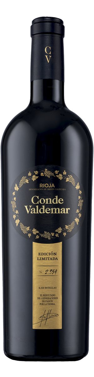 Rótulo Conde Valdemar Edición Limitada Tinto