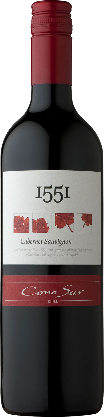 Rótulo Cono Sur 1551 Cabernet Sauvignon