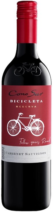 Rótulo Cono Sur Bicicleta Reserva Cabernet Sauvignon