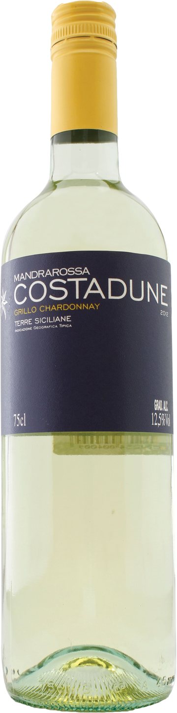 Rótulo Mandrarossa Costadune Grillo Chardonnay