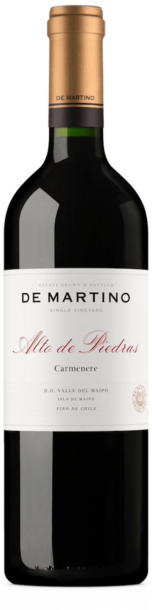 Rótulo De Martino Single Vineyard Alto de Piedras Carménère