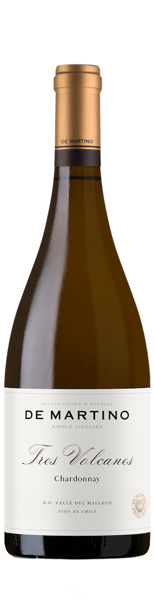 Rótulo De Martino Single Vineyard Tres Volcanes Chardonnay