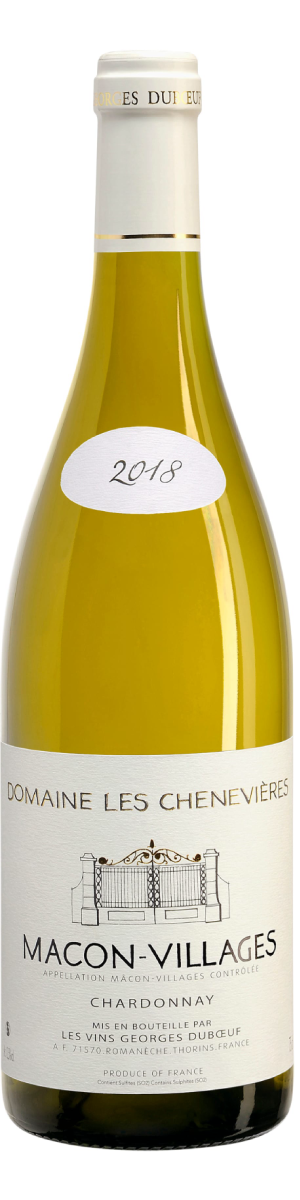 Rótulo Domaine les Chenevières Macon-Villages Chardonnay