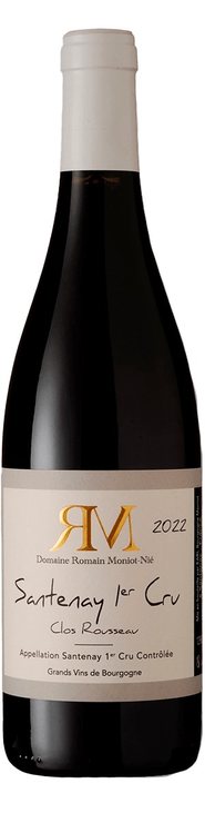 Rótulo Domaine Romain Moniot-Nié Santenay 1er Cru Clos Rousseau
