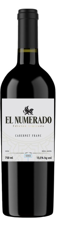 Rótulo El Numerado Edición Limitada Cabernet Franc