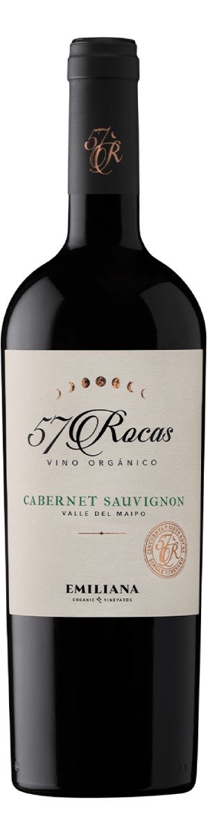 Rótulo Emiliana 57 Rocas Cabernet Sauvignon