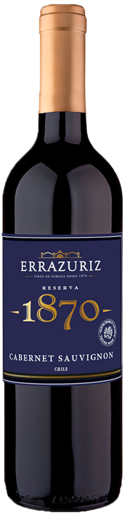 Rótulo Errazuriz 1870 Reserva Cabernet Sauvignon