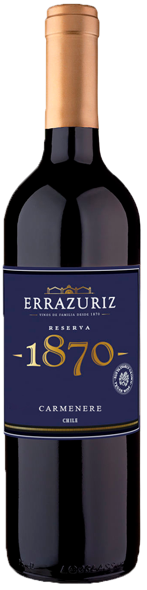 Rótulo Errazuriz 1870 Reserva Carménère