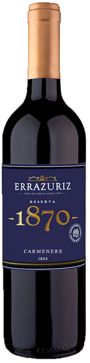 Rótulo Errazuriz 1870 Reserva Carménère