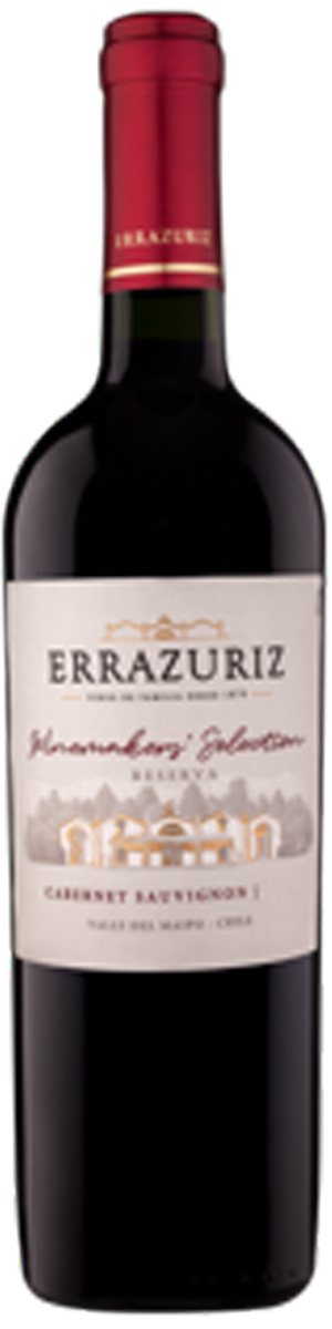 Rótulo Errazuriz Winemaker’s Selection Reserva Cabernet Sauvignon