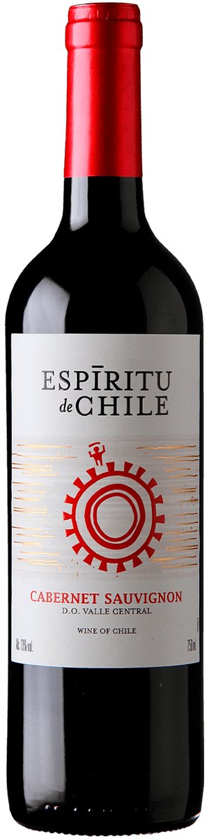 Rótulo Espíritu de Chile Viajero Cabernet Sauvignon