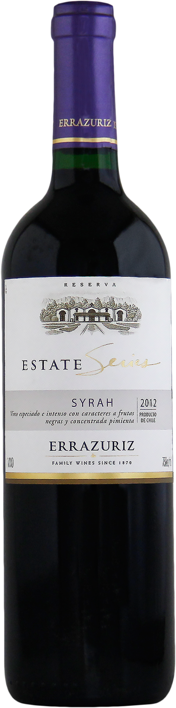 Rótulo Errazuriz Estate Series Syrah