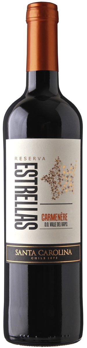 Rótulo Estrellas Reserva Carménère