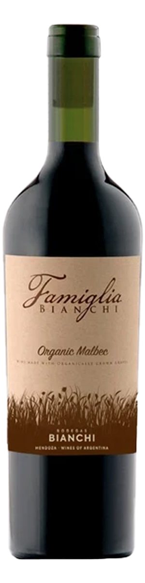 Rótulo Famiglia Bianchi Organic Malbec