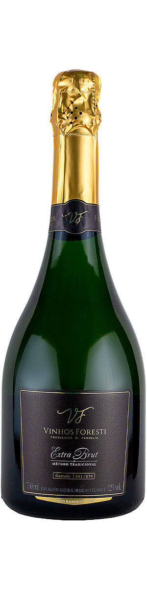 Rótulo Foresti Extra Brut Método Tradicional