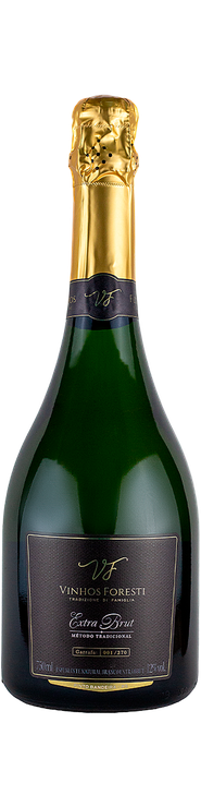 Rótulo Foresti Extra Brut Método Tradicional