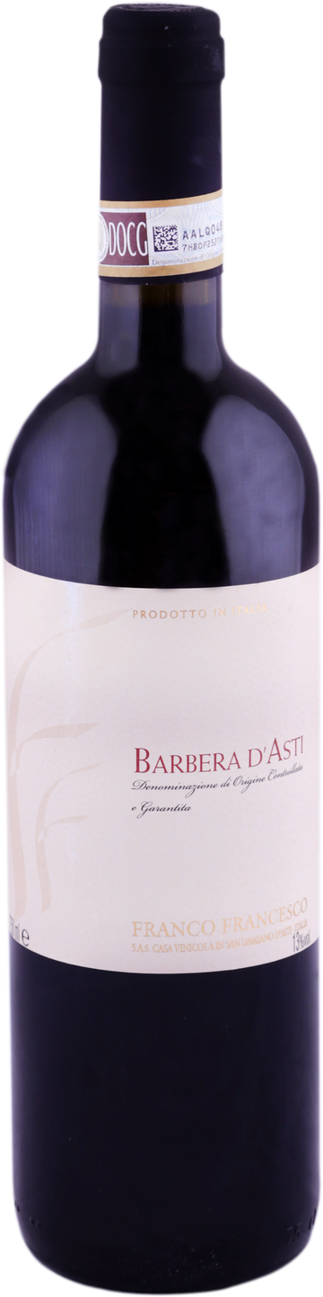 Rótulo Franco Francesco Barbera D'Asti