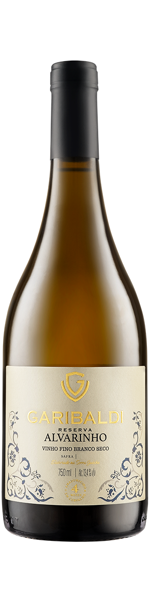 Rótulo Garibaldi VG Reserva Alvarinho