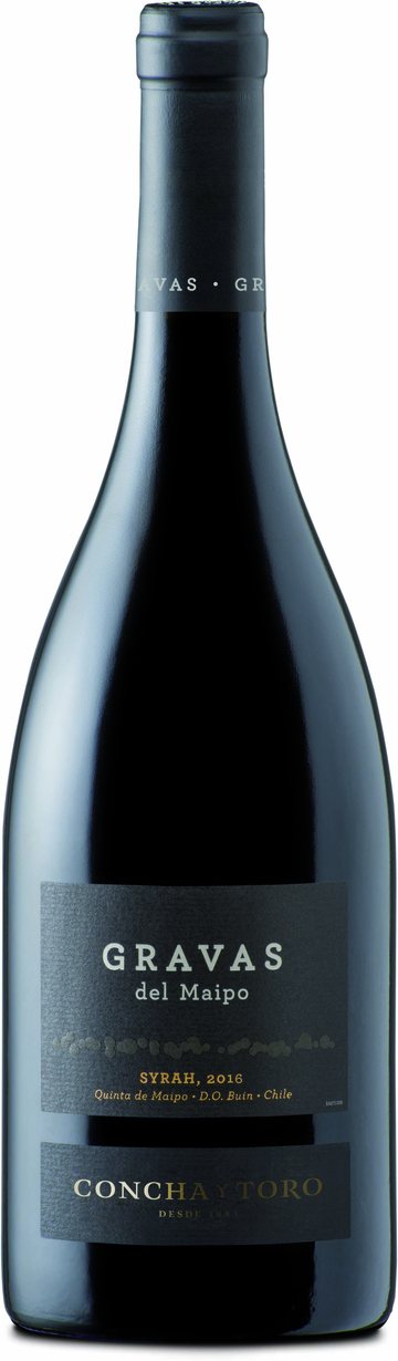 Rótulo Gravas Del Maipo Syrah